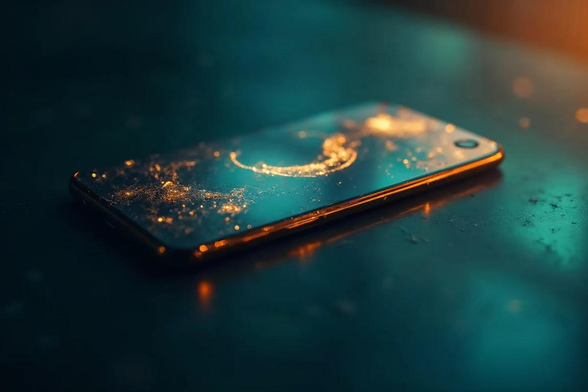 Smartphone showing a dark gold gaming app interface, WinZir app download